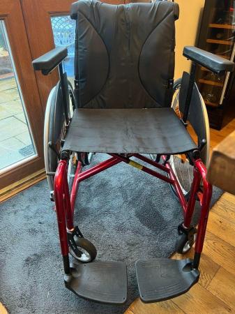 Image 3 of Kuschell Compact Folding Wheelchair & New Lightweight Wheels