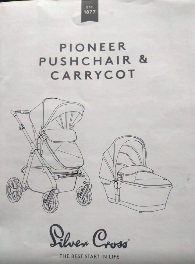 Preview of the first image of Silver Cross Pioneer Pushchair.