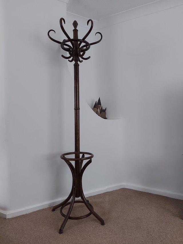 Preview of the first image of Wooden coat rack in great condition.