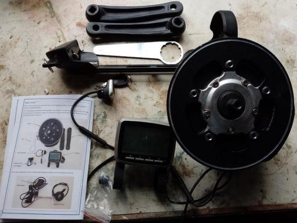 Image 2 of Ebike Conversion Kit with 36v 250w mid drive motor