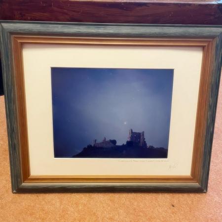 Image 2 of Capricorn & Mars Over Corfe Castle At Dusk Framed Photo By C