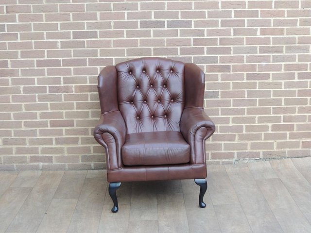 Preview of the first image of Wyvern Queen Anne Armchair (UK Delivery).