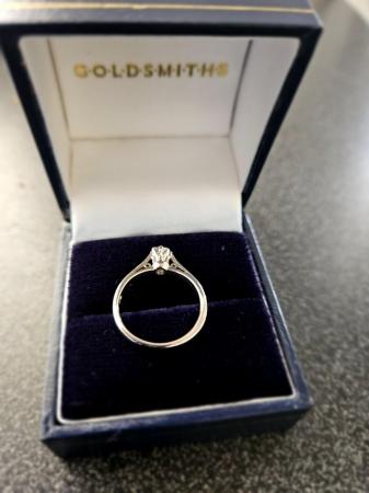 Image 2 of Platinum gold diamond ring