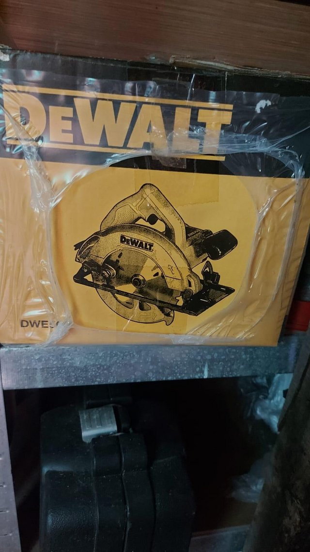 Preview of the first image of Dewalt skill saw as new excellent condition.