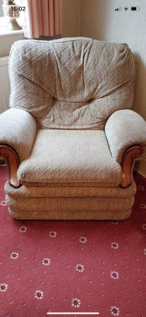 Image 1 of 3 seater sofa and 1 chair forsale
