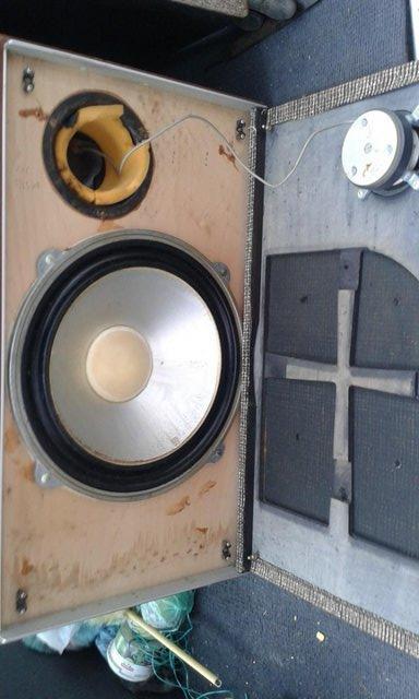 Preview of the first image of Leak 12"2 way loudspeakers vintage hi fi 1960's.
