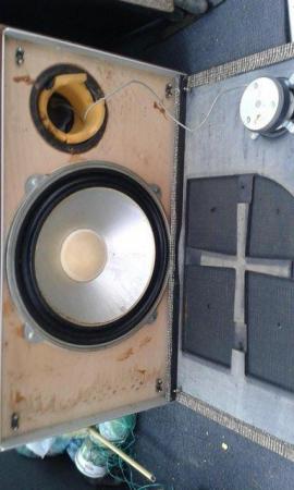 Image 1 of Leak 12"2 way loudspeakers vintage hi fi 1960's