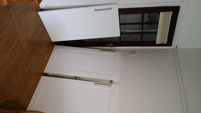 Image 2 of White High Gloss Kitchen Cabinet Doors in various sizes