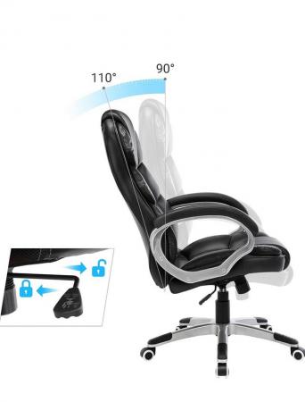 Image 3 of SONGMICS Office Chair Swivel Office Chair, Max. Load Capacit