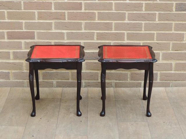 Preview of the first image of Pair of Queen Anne Side Tables (UK Delivery).