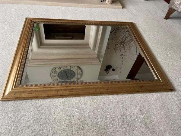Image 1 of Large Morris Wall Mirror approx 121 x 95 cm.