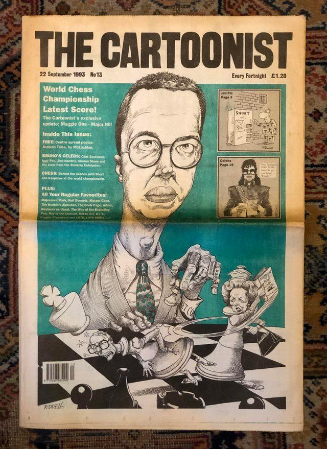 Preview of the first image of THE CARTOONIST NEWSPAPERS 1993-5 ISSUES No. 5, 7, 10, 11, 13.