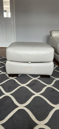 Image 2 of Leather Footstool From Sofology Like New