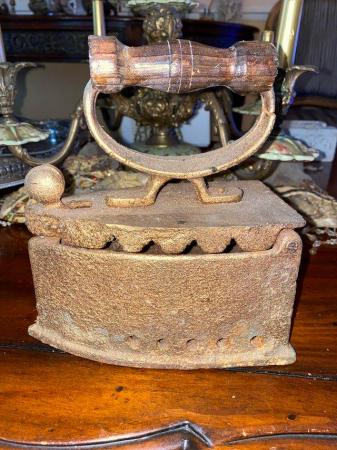 Image 1 of Antique Cast Iron, Coal Iron, Clothes Iron