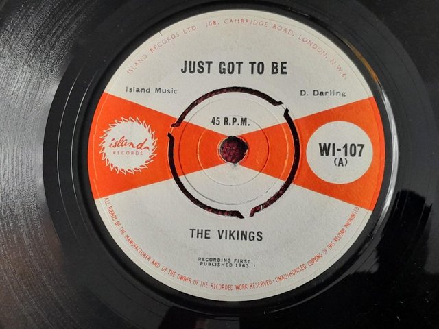 Preview of the first image of The Vikings,"You Make Me Do",1963 UK 7" Single,Reggae/Ska.