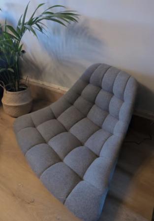 Image 2 of Made light grey Kolton chair - base/legs not include