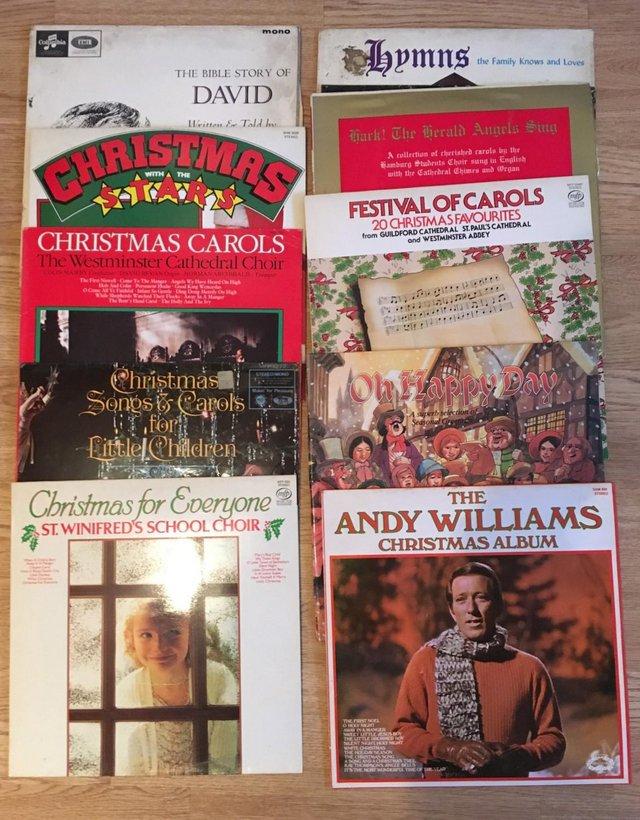 Preview of the first image of 11x Christmas Carols, Hymns, Story LPs.