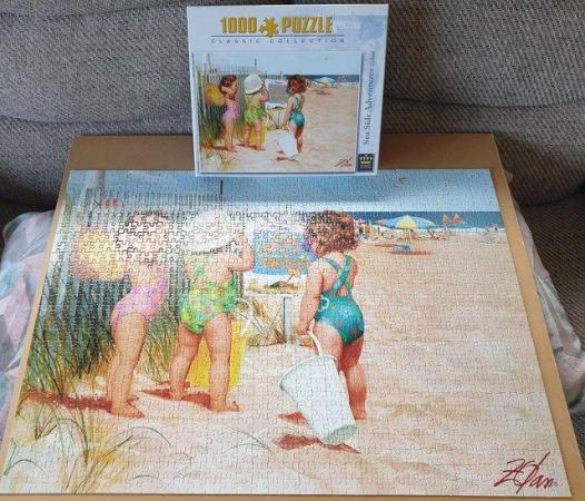 Image 3 of 1000 piece jigsaw called SEA SIDE ADVENTURES by King puzzles