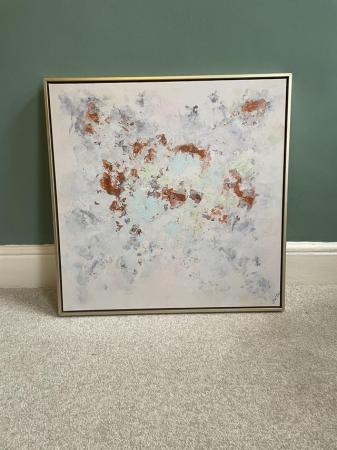 Image 2 of Abstract canvas painting wall art