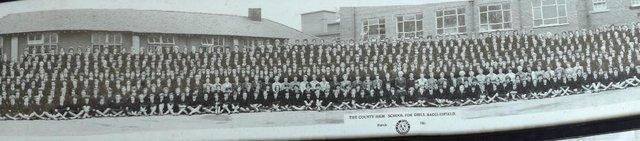 Preview of the first image of Macclesfield High School framed photo 1961.