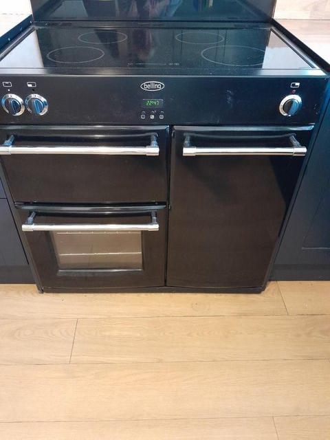 Preview of the first image of Belling Classic Induction Range Cooker.