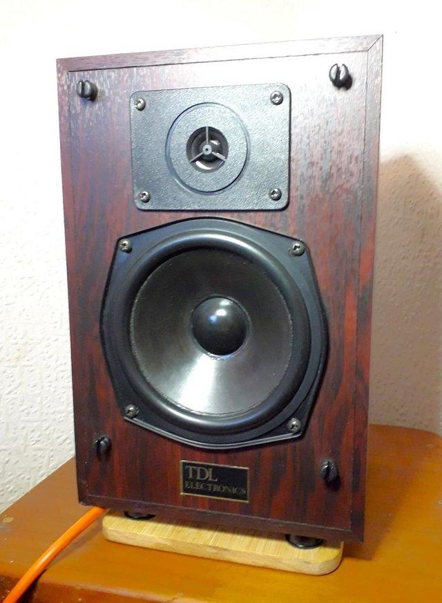 Preview of the first image of TDL bookshelf speakers; Near Field Monitor in VGC.