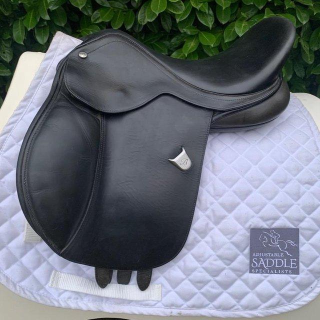 Preview of the first image of bates pony 15 inch  all purpose saddle.