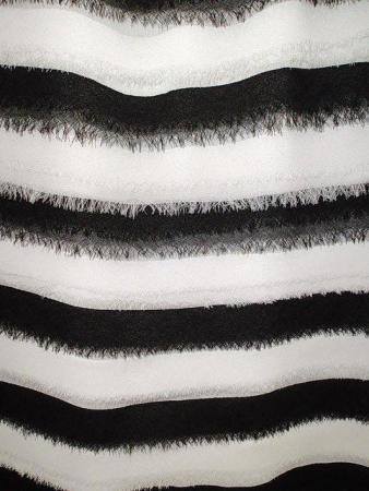 Image 5 of New Phase Eight UK 12 Raw Edge Detail Dress Black & White