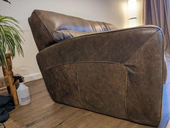 Image 3 of Barker and Stonehouse Missano 3 seat leather sofa
