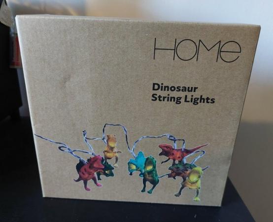 Image 2 of Dinosaur string lights, brand new