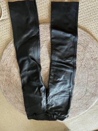 Image 1 of Ladies leather Alpine Star biker jacket
