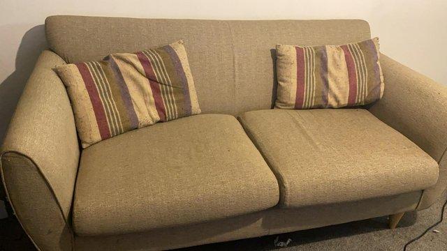 Image 1 of Two seater sofa with chair smoke free home