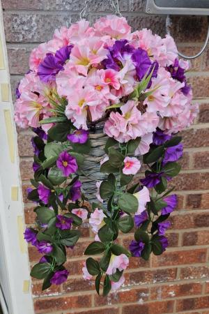 Image 3 of Artificial hanging baskets for sale