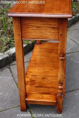Image 58 of SOLID OAK HALL LAMP PHONE TABLE SIDEBOARD DRESSER BASE STAND