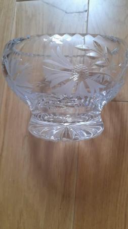 Image 1 of 2 Vintage crystal glass vases