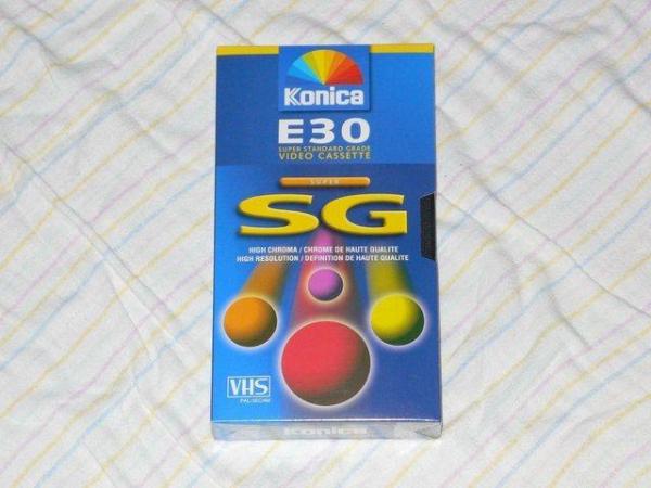 Image 1 of 10new Konica Super Standard Grade VHS E30 video cassettes