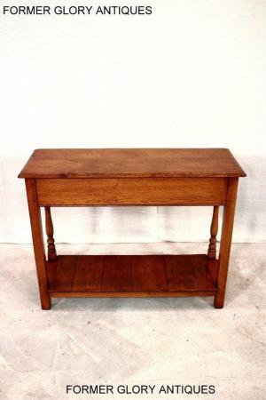 Image 37 of SOLID OAK HALL LAMP PHONE TABLE SIDEBOARD DRESSER BASE STAND