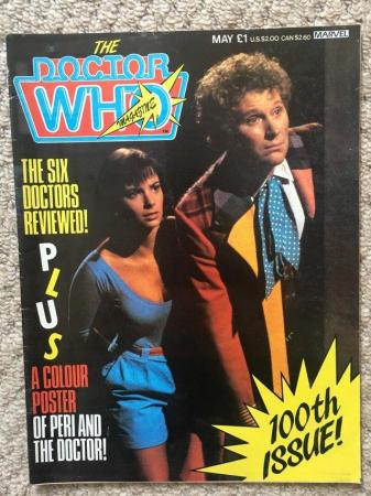 Image 3 of 32 vintage 1985-7 Dr Who magazines.