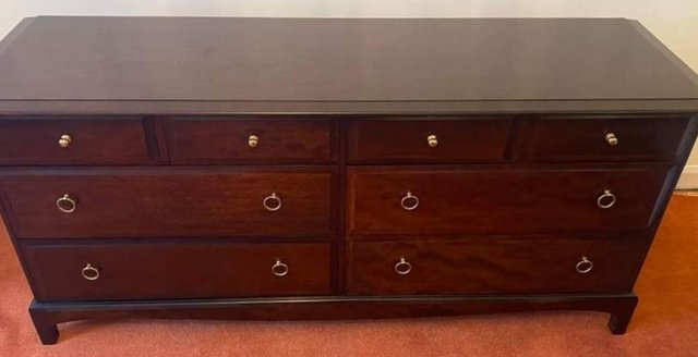 Image 1 of Stag minstrel long 8 drawer chest suitable for upcycling