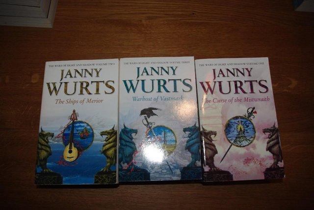 Preview of the first image of Daniel Hecht and Janny Wurts books.