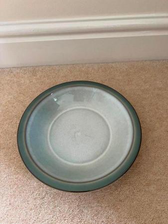 Image 2 of Denby white an green cereal bowl