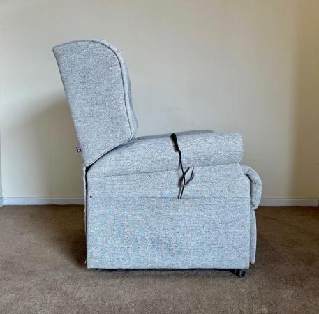 Image 16 of REPOSE ELECTRIC RISE RECLINER DUAL MOTOR CHAIR GREY DELIVERY