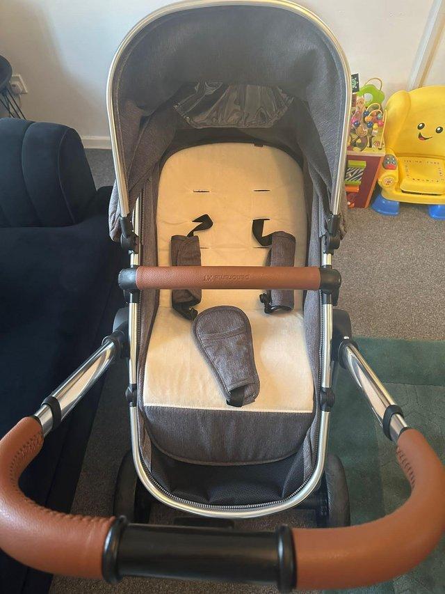 Preview of the first image of Panorama xt pushchair with car seat.