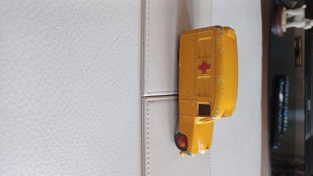 Image 3 of Dinky Toys Daimler Ambulance in good but played with conditi