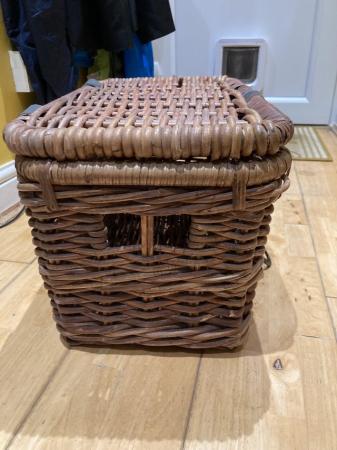 Image 2 of IKEA wicker trunk, storage basket