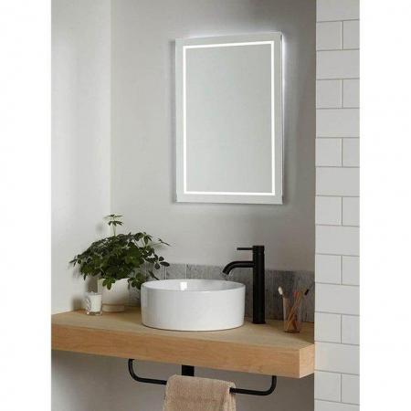 Image 1 of John Lewis Frame illuminated bathroom mirror.