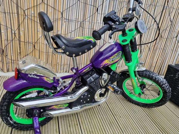 Image 1 of Boys 14" bike with sounds (cash on collection only )