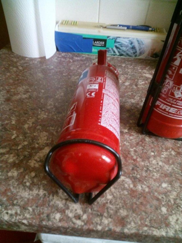 Preview of the first image of FIRE EXTINGUISHERS 1KG EACH WITH FIXING.