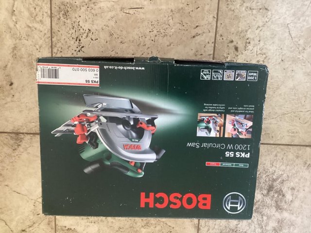 Preview of the first image of Bosch pks 55 1200w saw 230v.