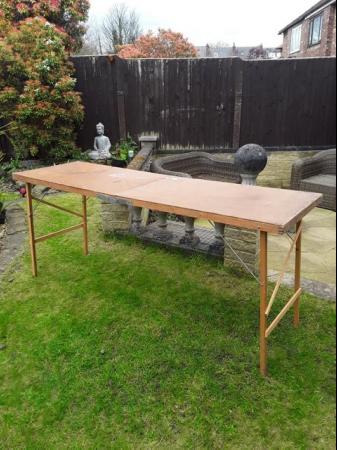 Image 1 of Hardboard Top Pasting Table